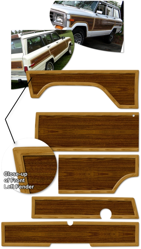 Jeep Grand Wagoneer Wood Panel Restoration